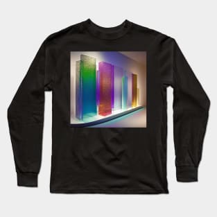 Glass Panels Display Long Sleeve T-Shirt